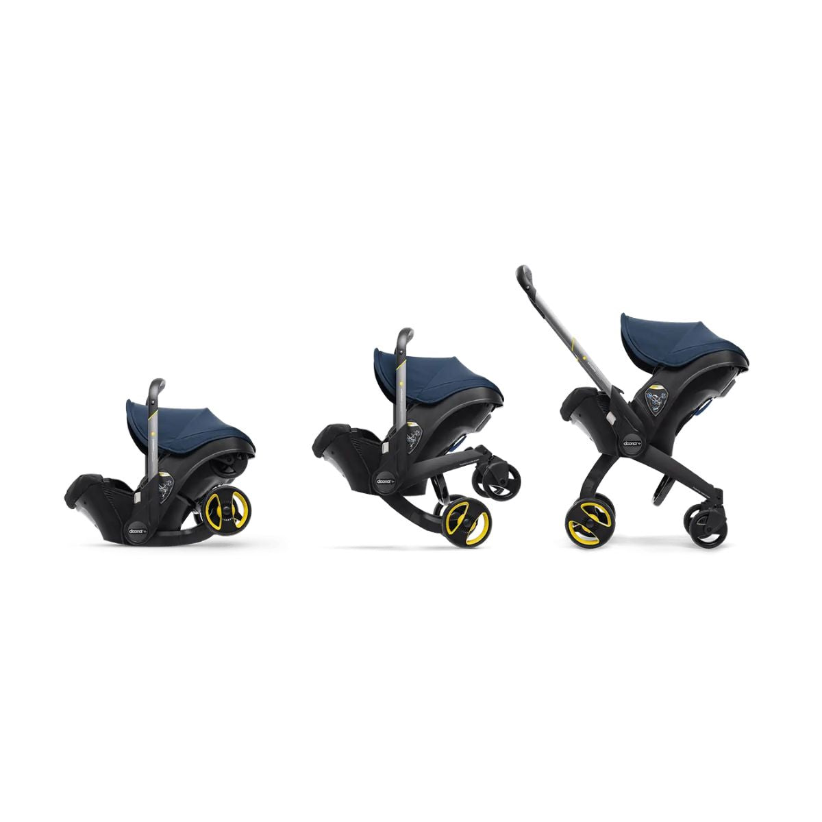 Doona Infant Car Seat & Stroller Travel System - Deep Blue - All-in-One Travel System