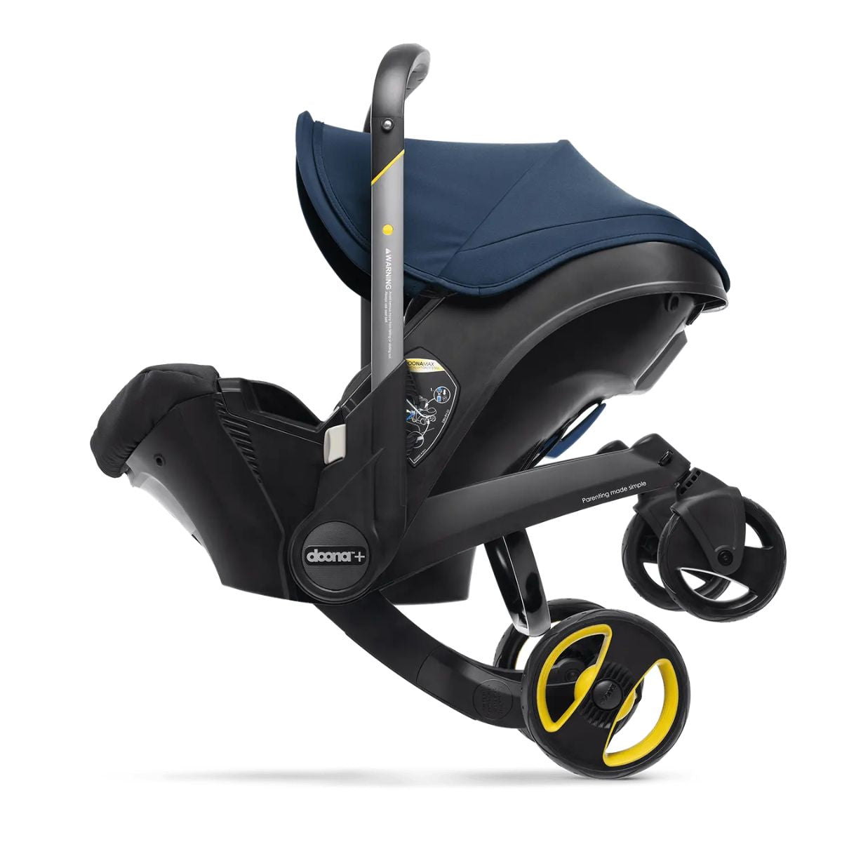 Doona Infant Car Seat & Stroller Travel System - Deep Blue - Safe & Comfortable from Day One